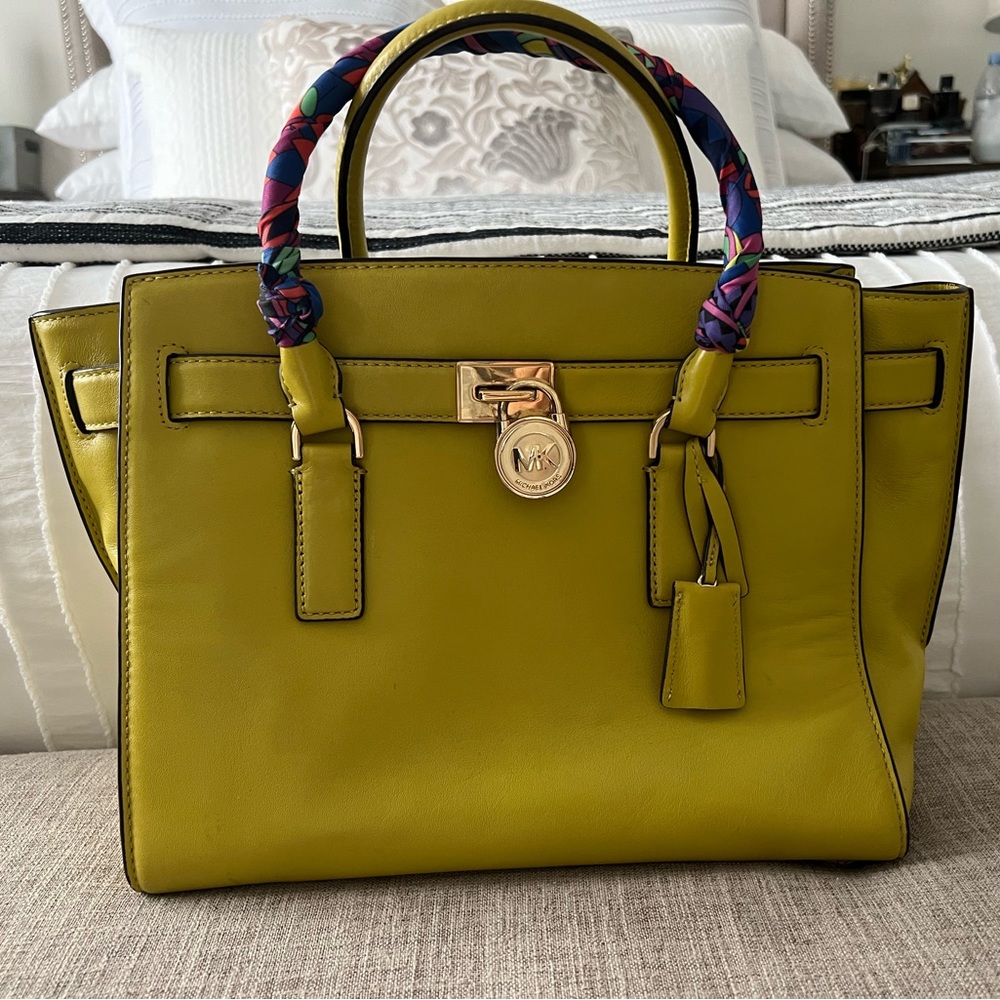 MK • Citrine Hamilton purse